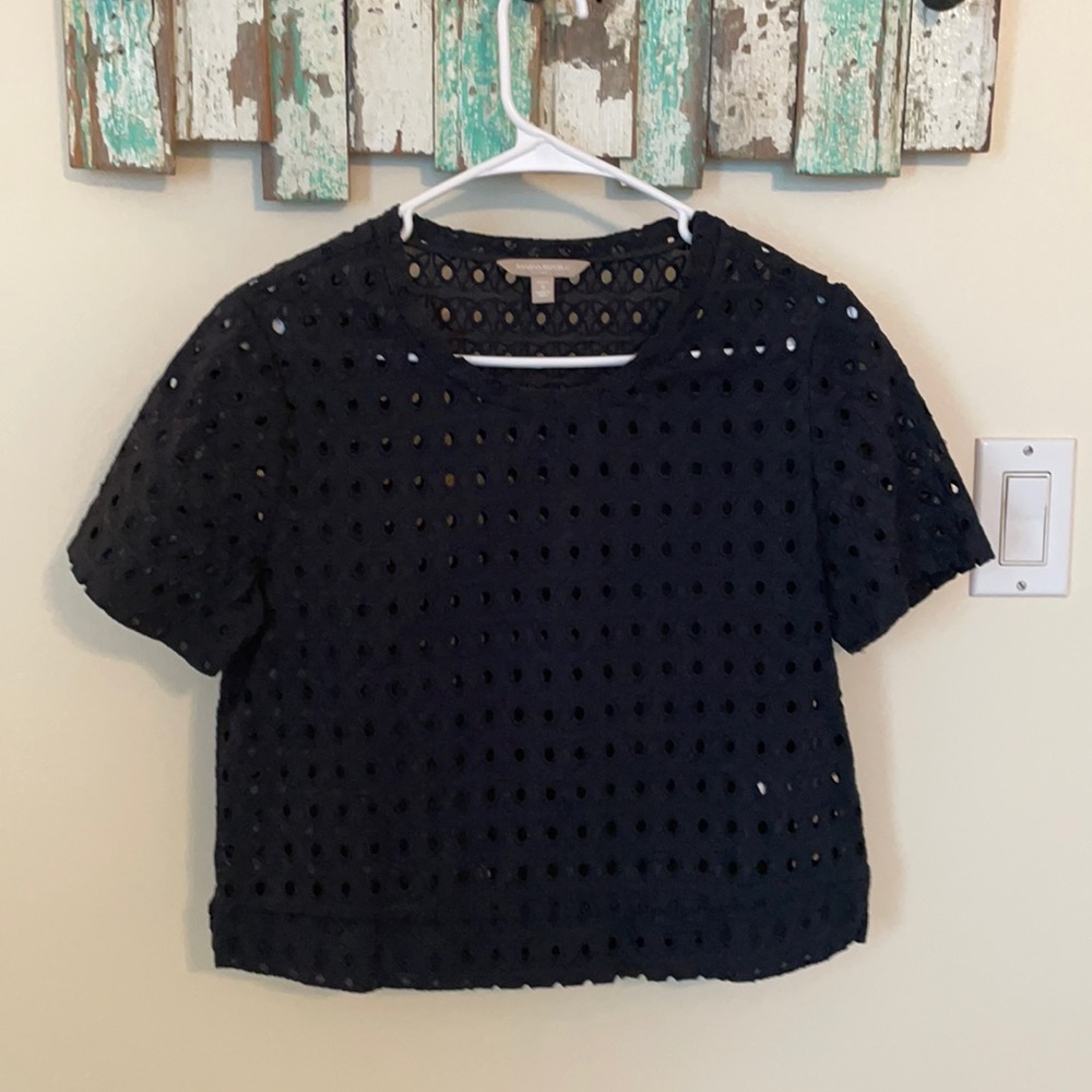 Banana Republic navy top